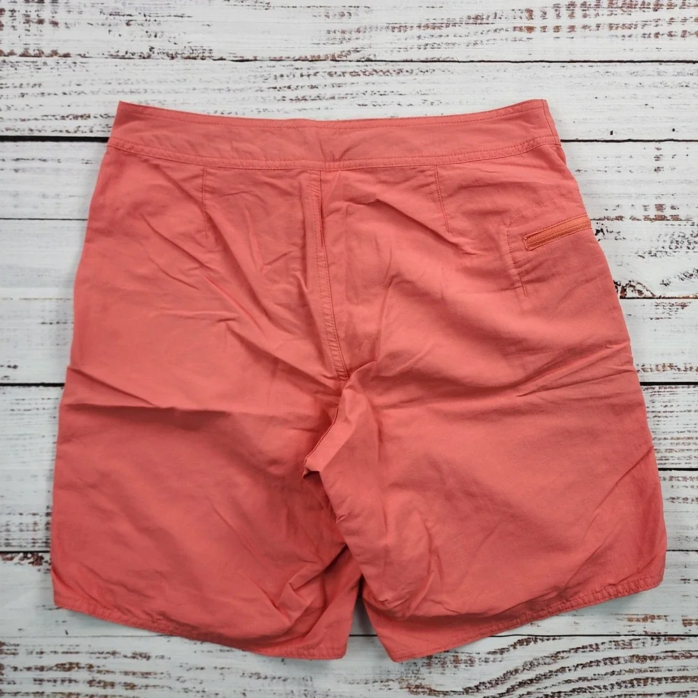 Patagonia‎ Scallop Hem Wavefarer Board Shorts Mens 29 Coral Pink Trunks 86731